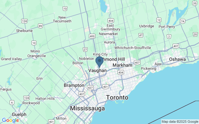 Kaart met locatie Canada's Wonderland